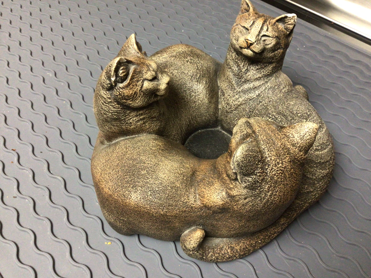 Cat Statue - Three Cats - photo 2
