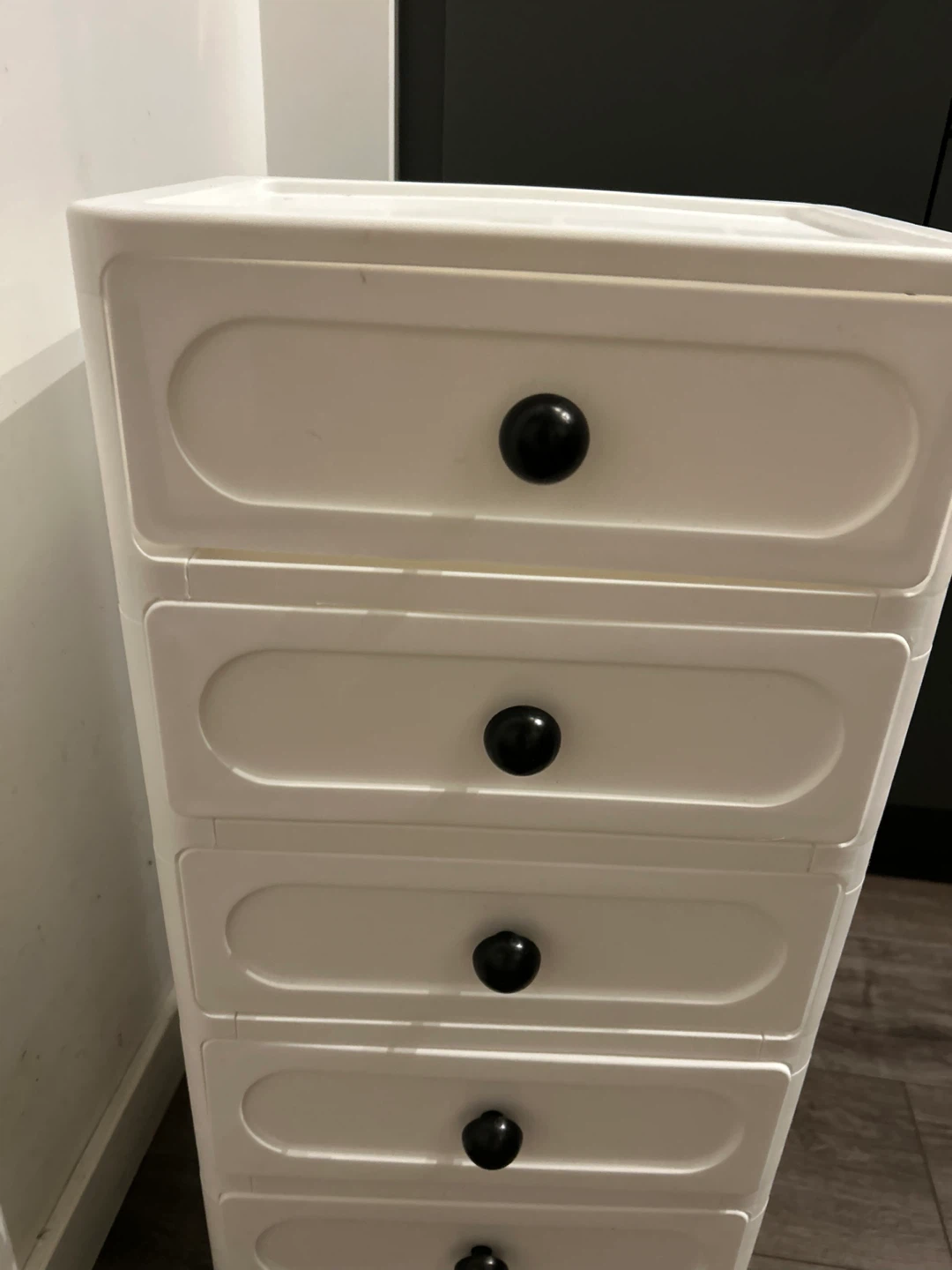 NEW  - White Plastic 5-tiers Storage Unit - photo 4