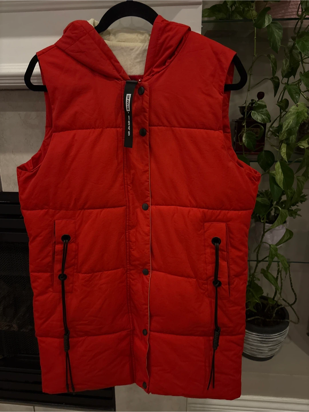NBA 1949 Red Puffer Vest