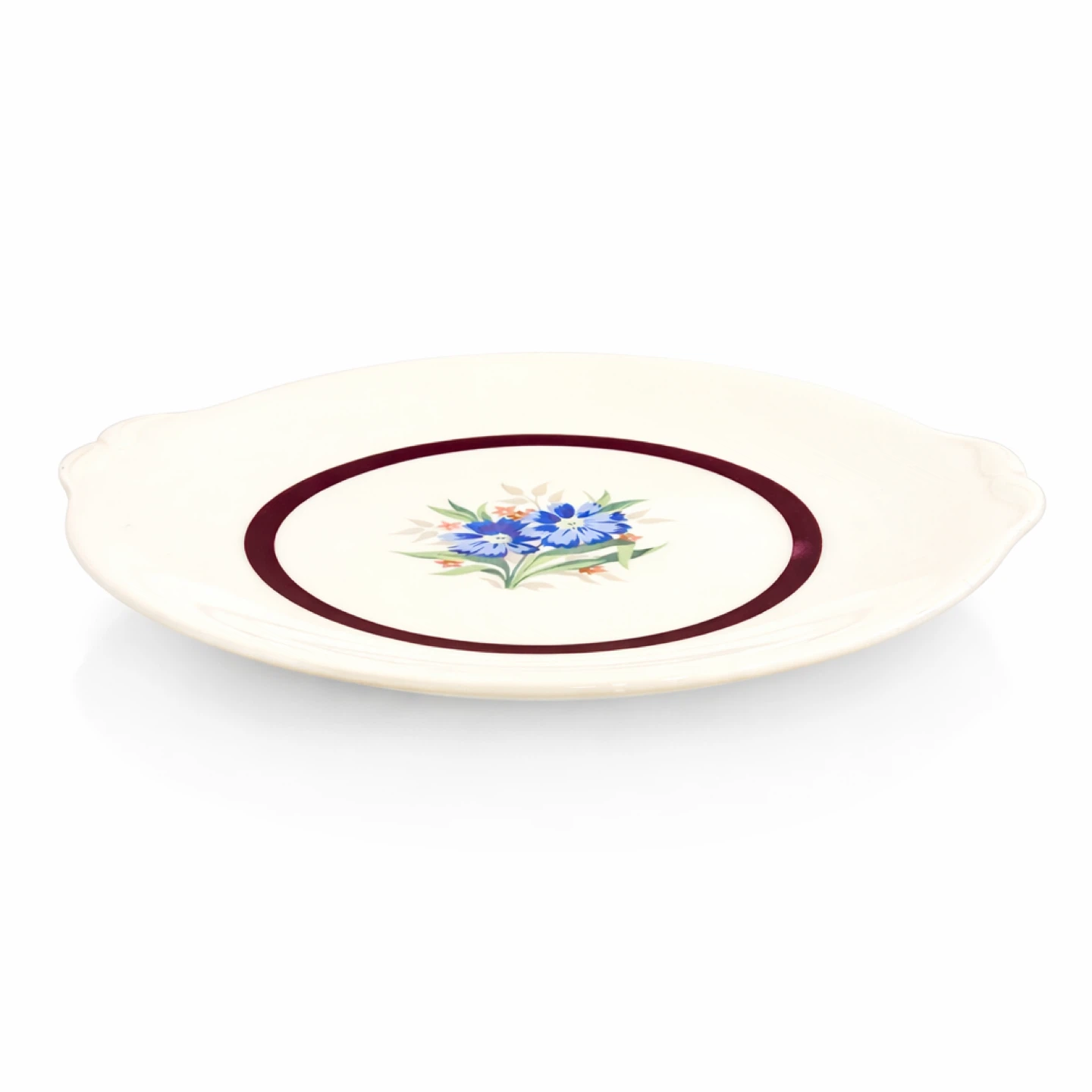 Johnson Brothers “Pareek” Handled Sandwich Plate, c.1930 - photo 3