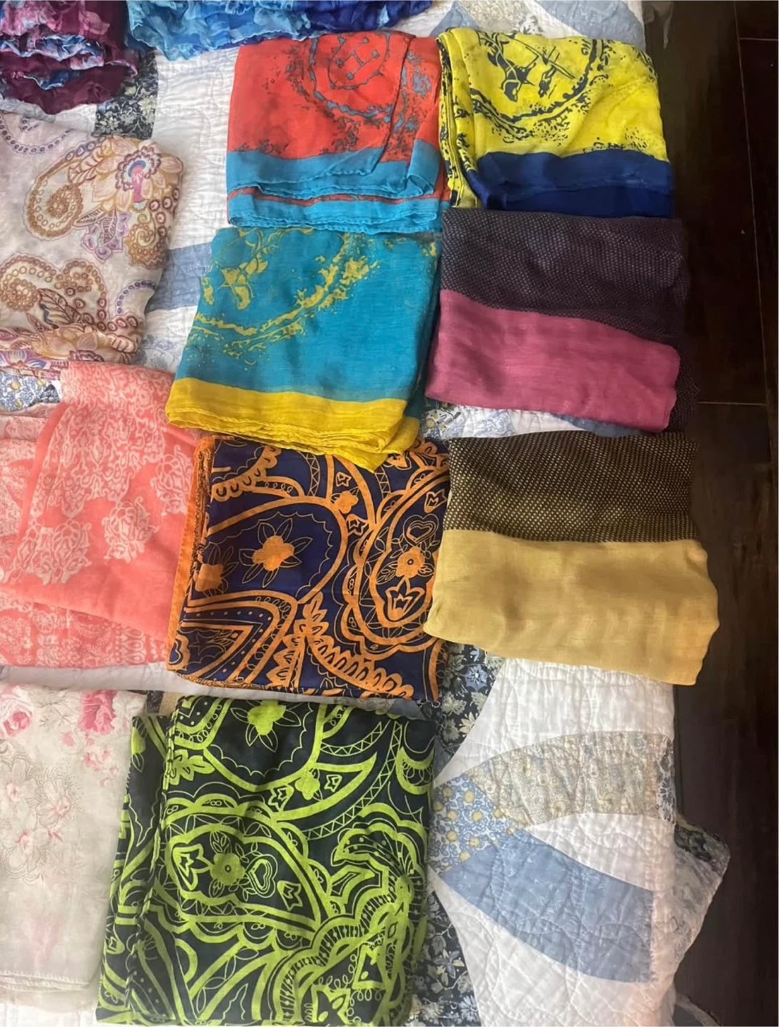 Assorted Scarves - Various Colours and Patterns - photo 4