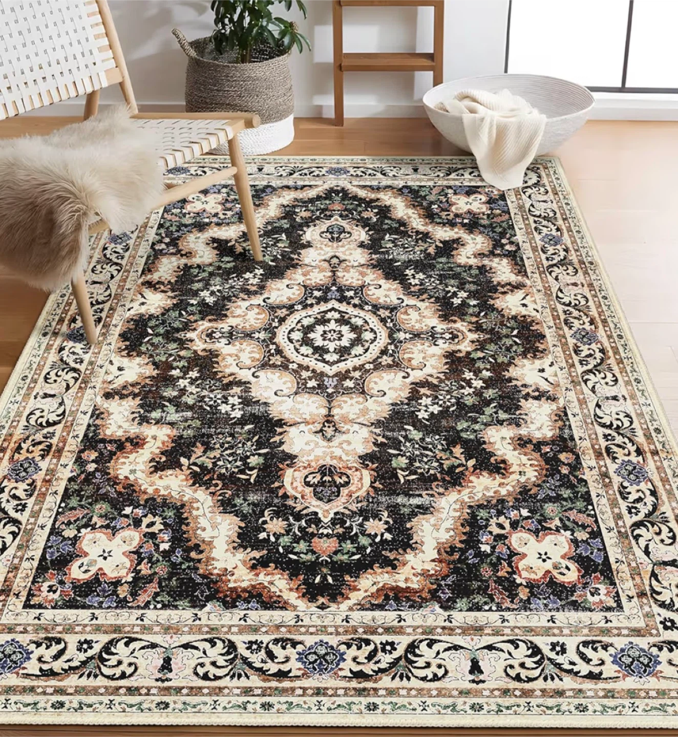 8'x10' Area Rug - Black - photo 5