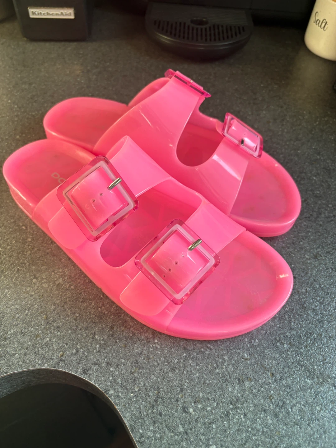 Pink Jelly Buckle Sandals - photo 2
