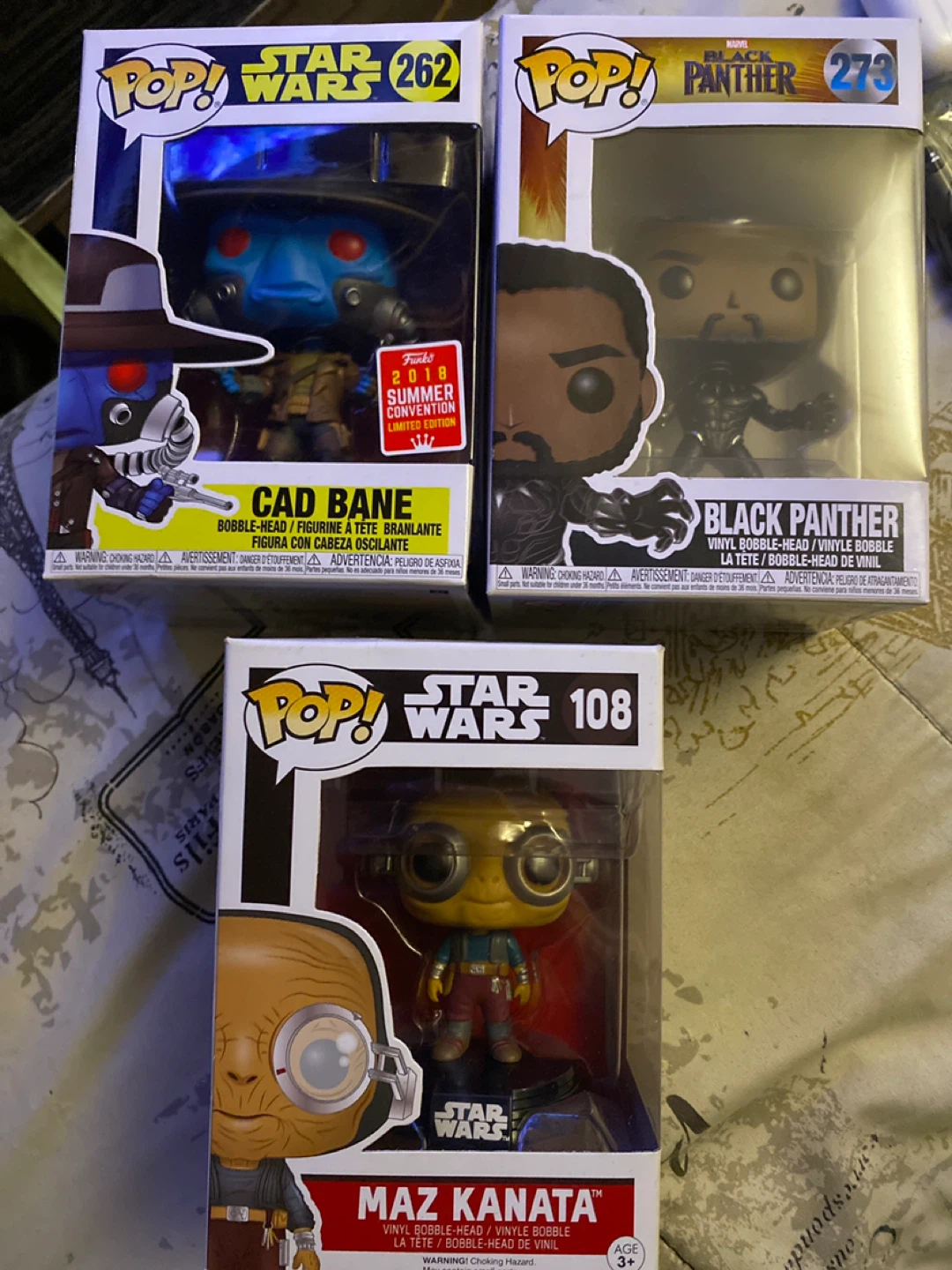Funko Pop! Star Wars & Marvel Figures