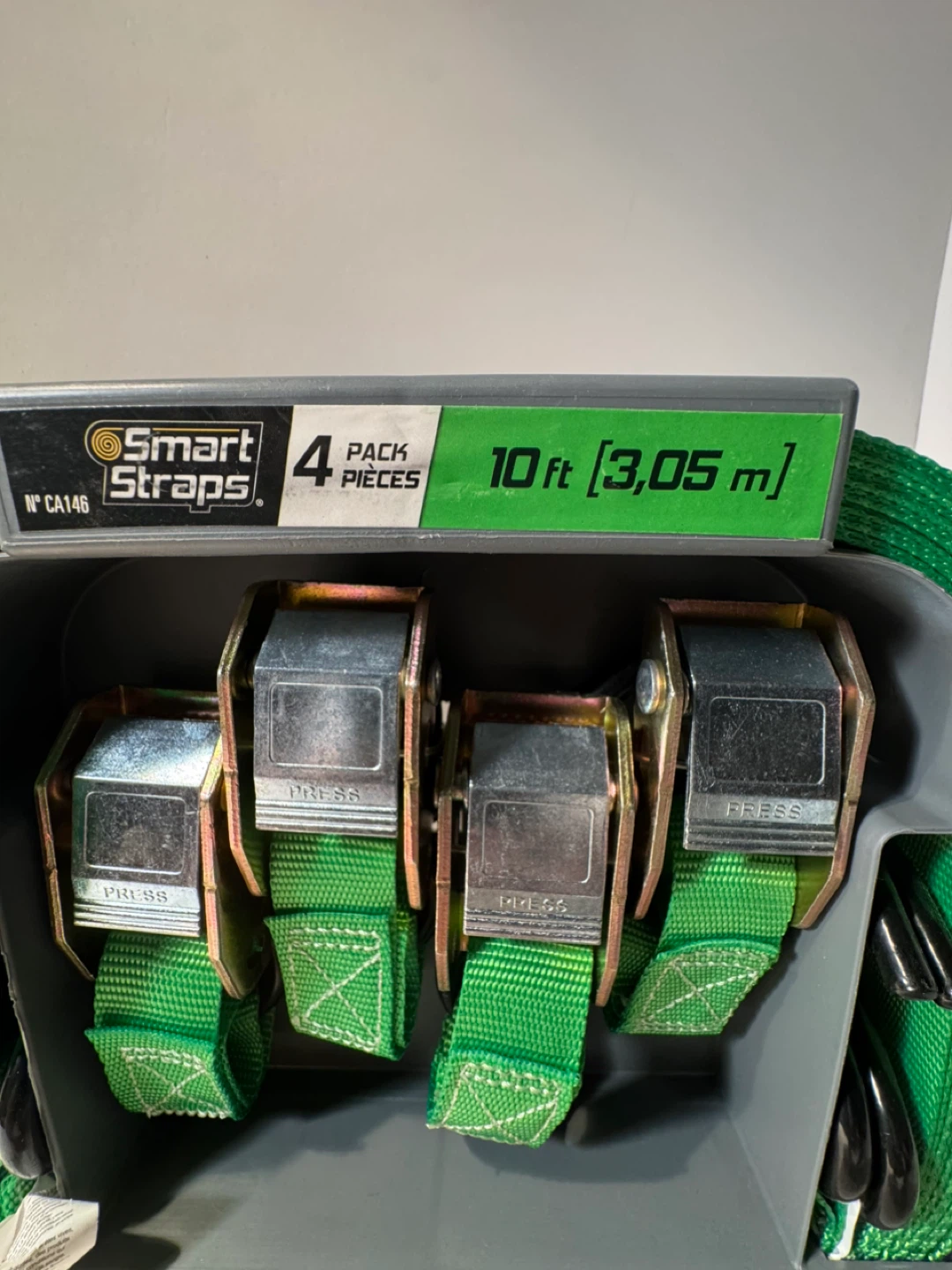 SmartStraps 10ft Cam Buckle Tie Downs - 4 Pack - photo 2
