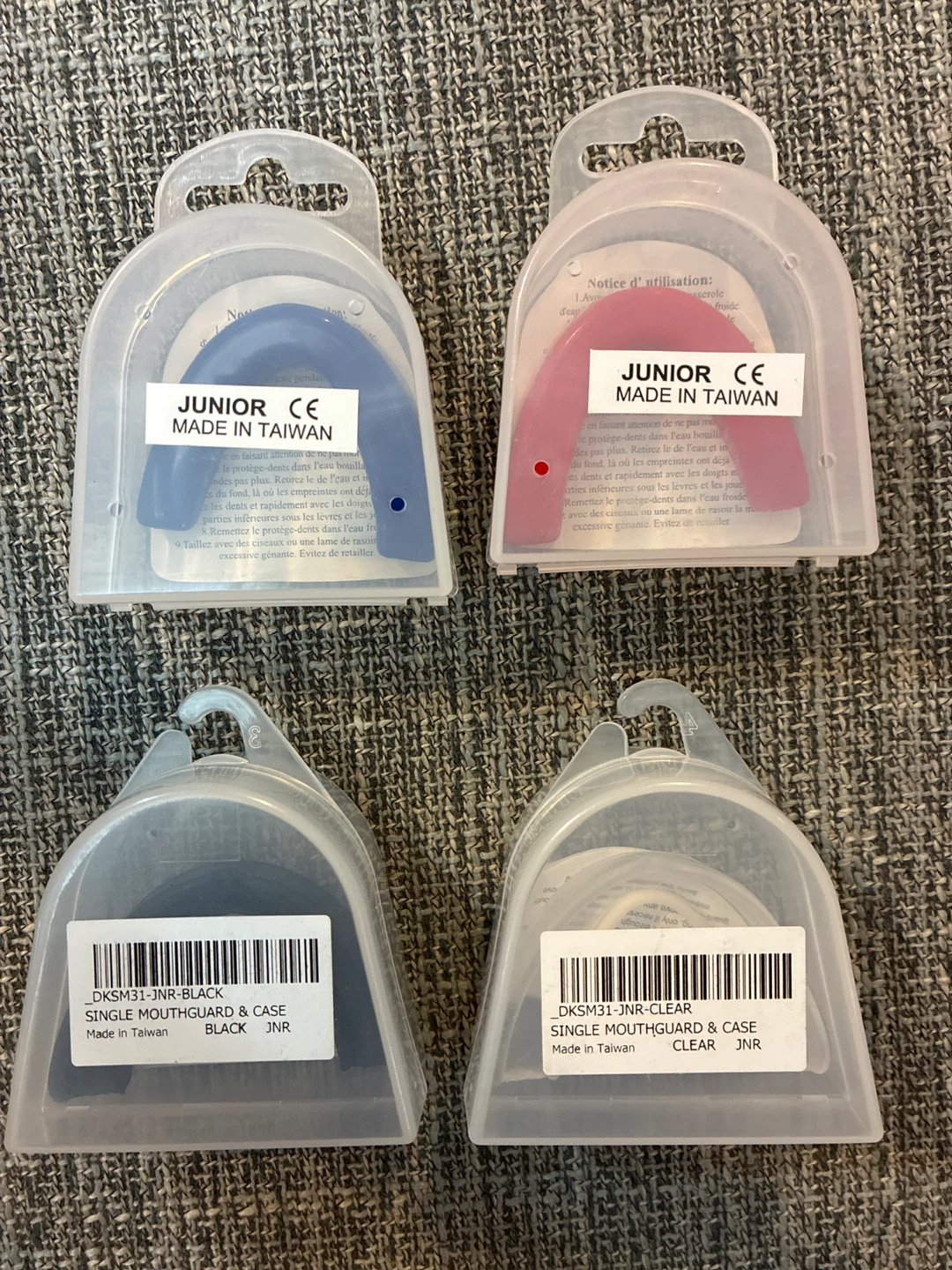 New JNR  Mouthguard & Case 4 colours available