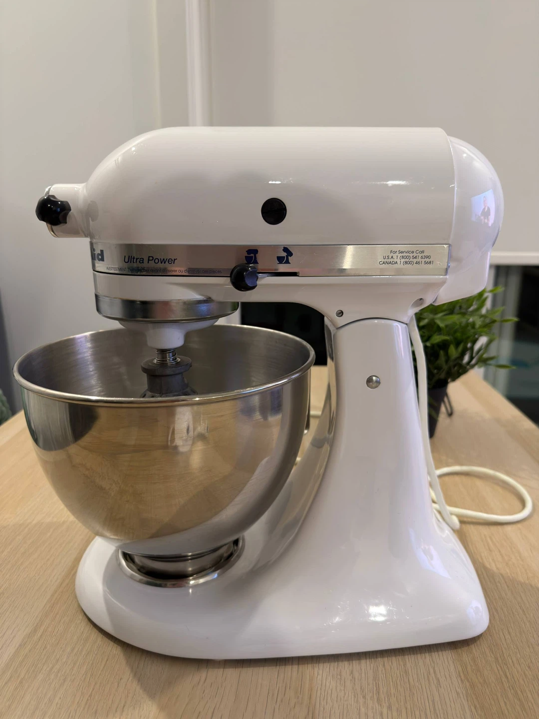 KitchenAid Ultra Power Stand Mixer - White - photo 2