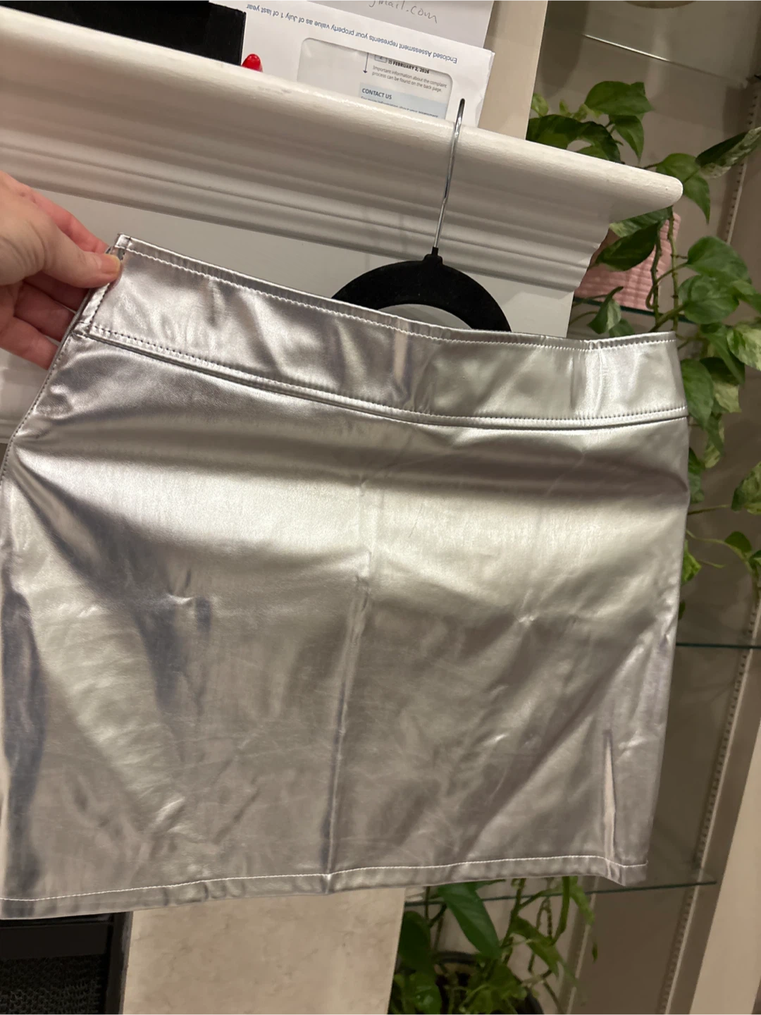 Silver Mini Skirt - photo 3