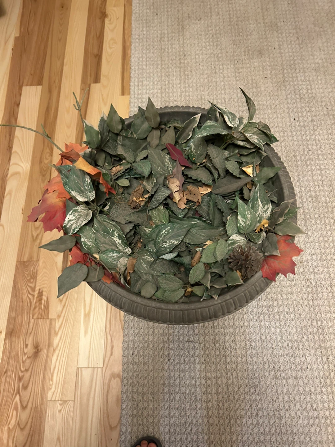 Grey Garden plastic Urn - photo 3