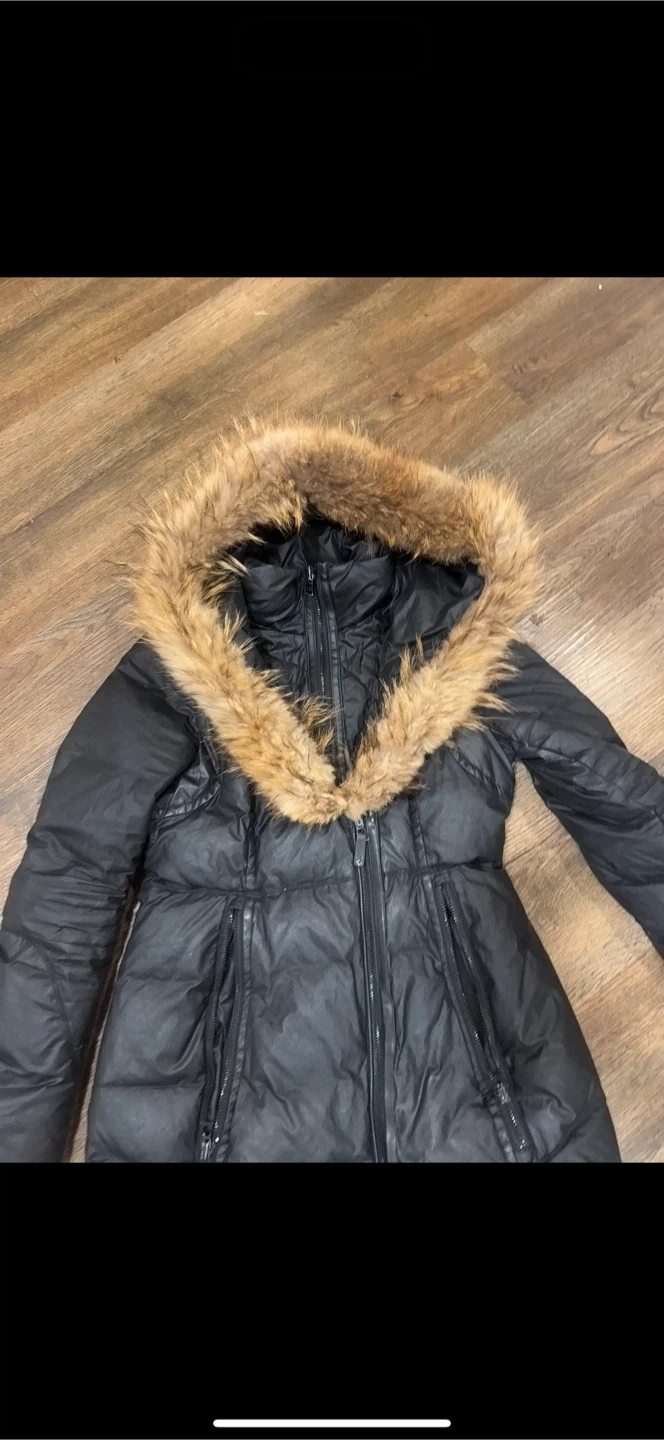 Rudsak Black Winter Jacket Size P/S - photo 2