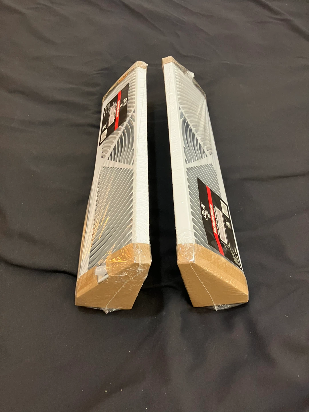 Pair Of Brand New 18” Altus White Baseboard Diffusers - photo 5