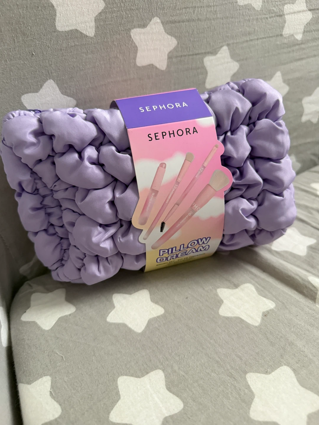 Sephora Pillow Dream Face and Eye Brush Set - NEW