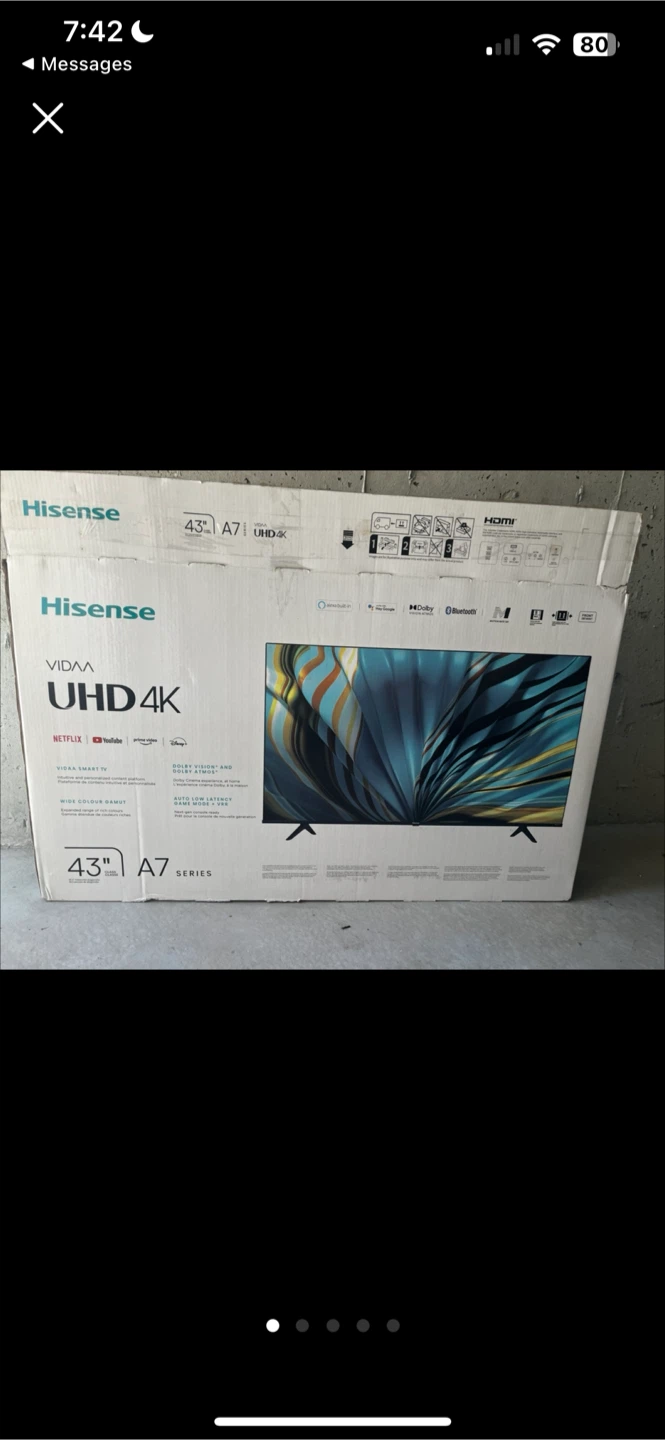 Hisense 43" A7 Series VIDAA UHD 4K Smart TV - photo 3