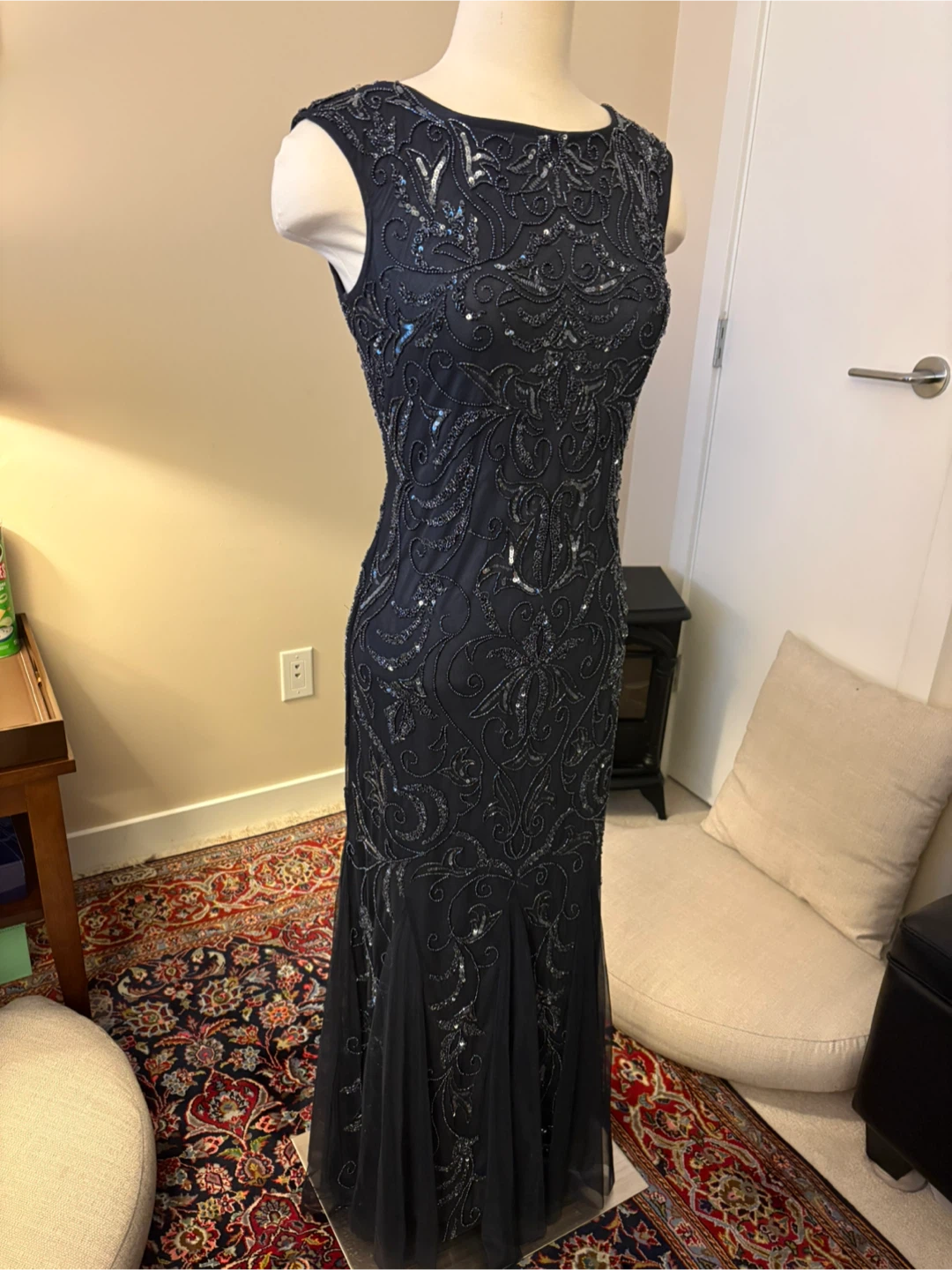 Adrianna Papell Beaded Gown - photo 3