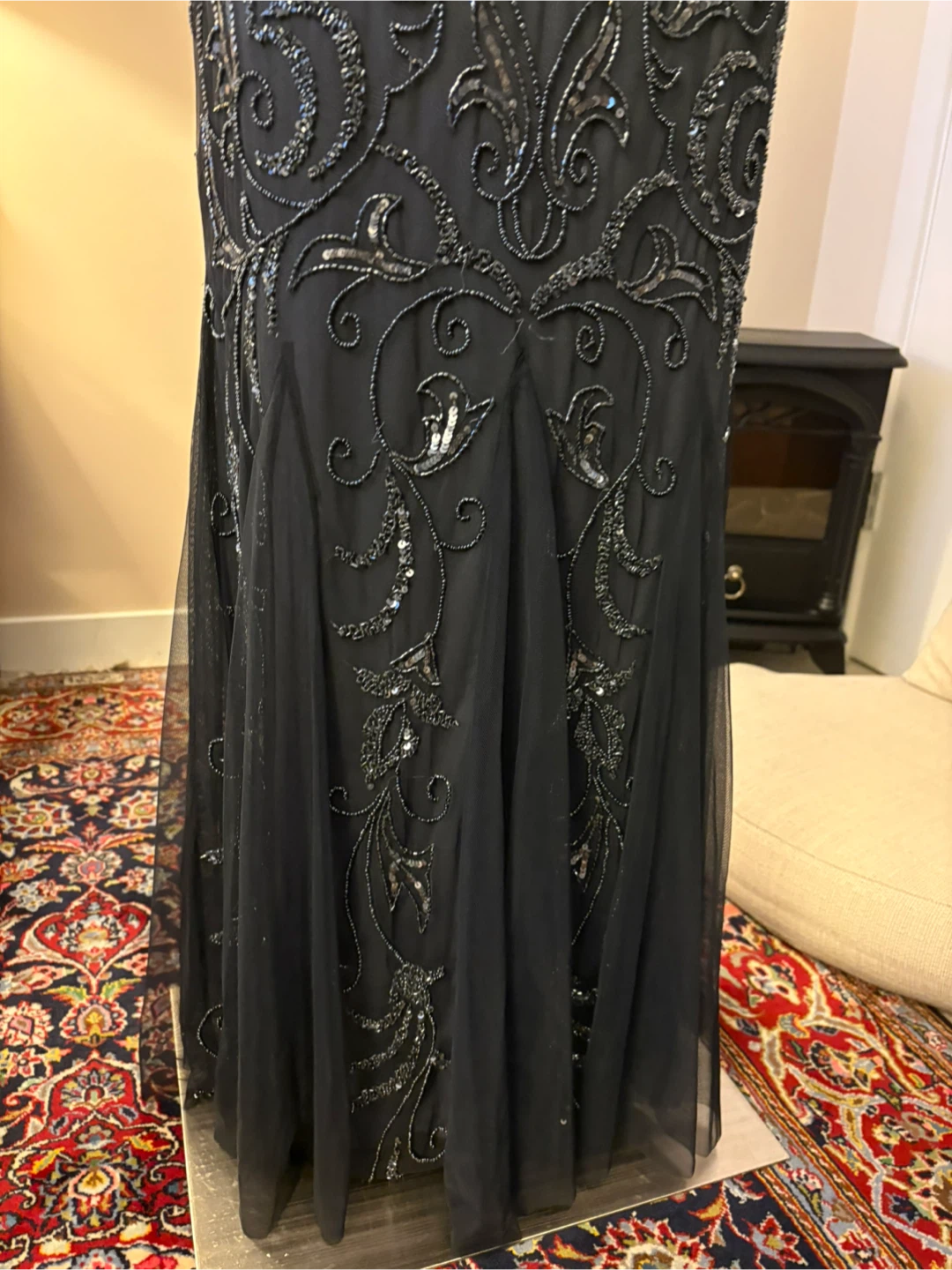 Adrianna Papell Beaded Gown