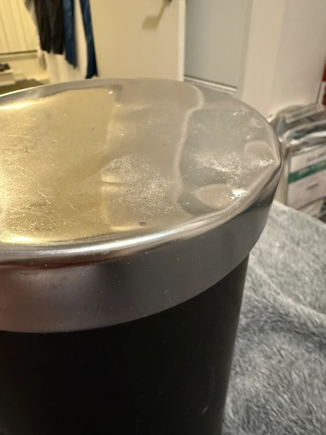 IKEA Pedal Garbage Bin, Black - photo 2