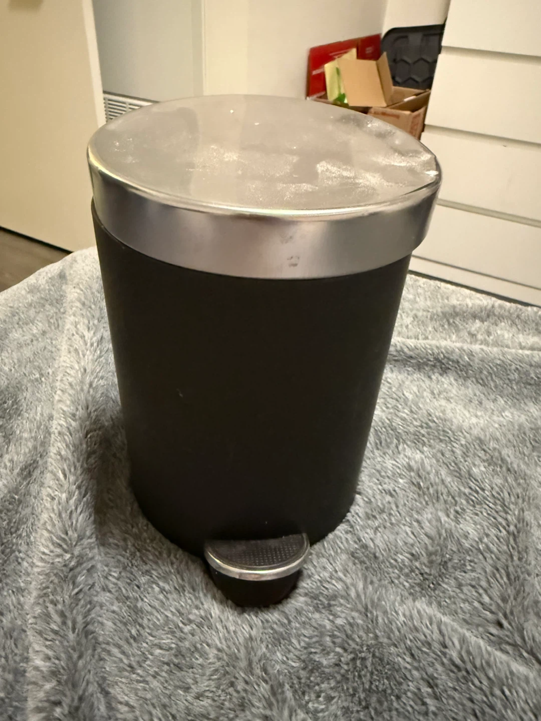 IKEA Pedal Garbage Bin, Black