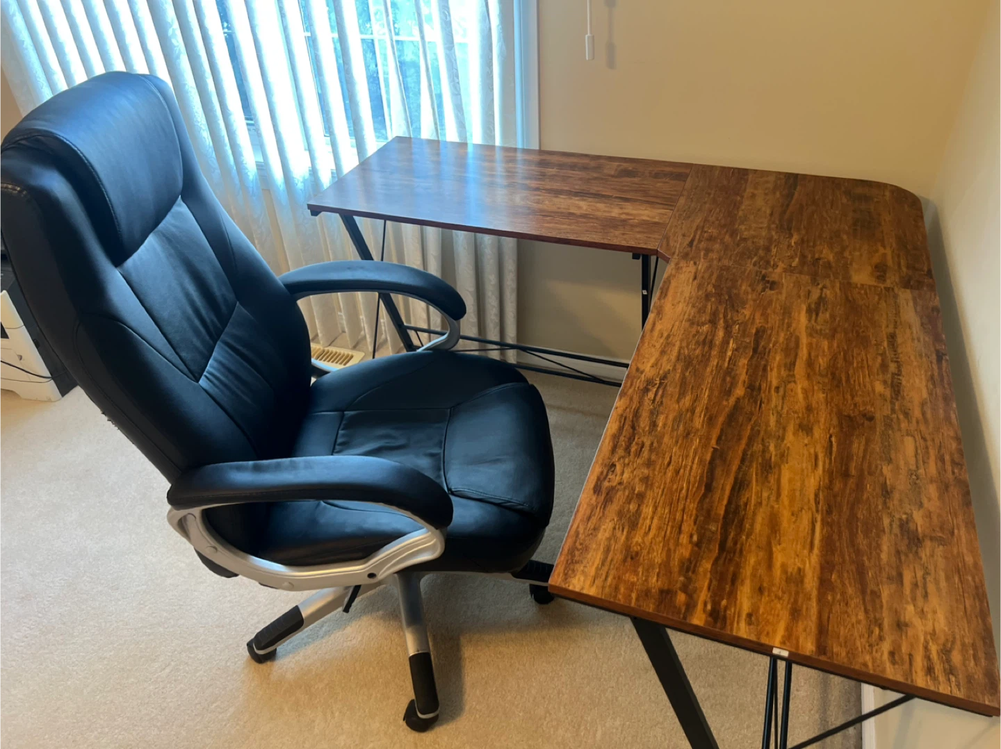 Computer Corner Desk & Office chair