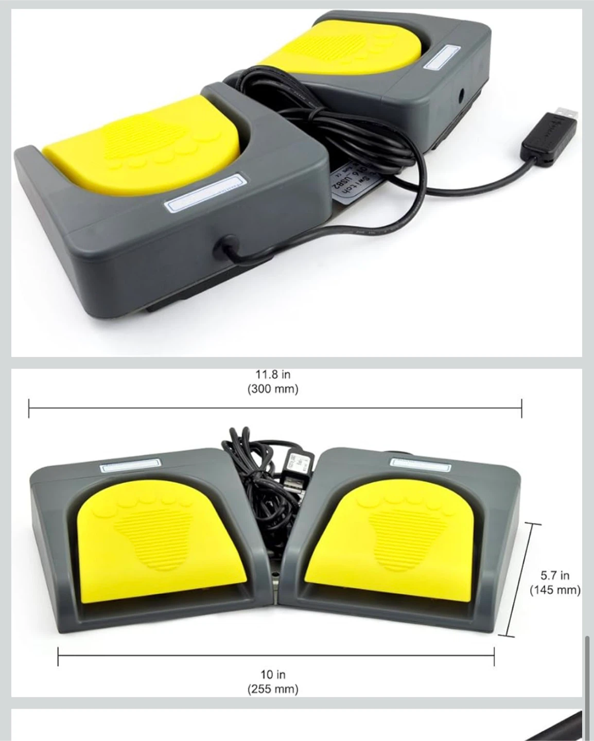 Ikegol Double USB Foot Pedal Switch Control - photo 3