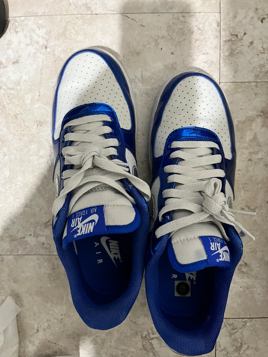 Nike Air Force 1 Low Blue/White, Size 9.5 - photo 3