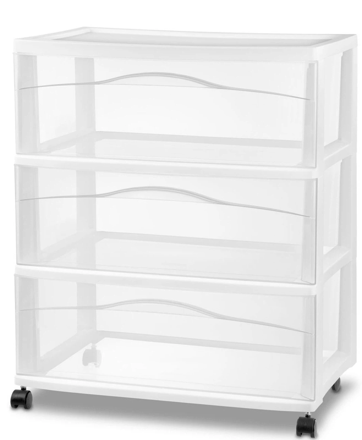 Selling 3 of these Whitmor 3-Drawer Rolling Cart - photo 2