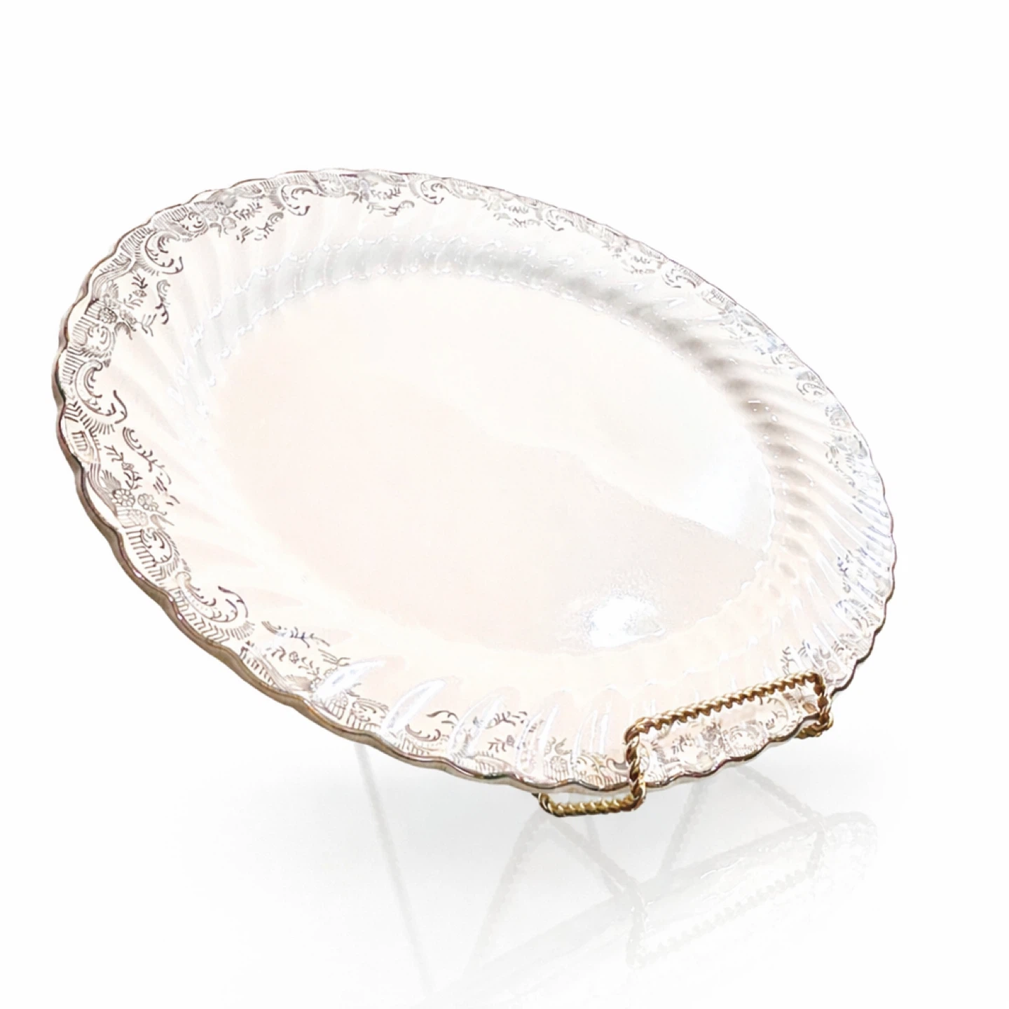 Johnson Bros Snowhite Regency Ironstone Platter 12” - photo 2
