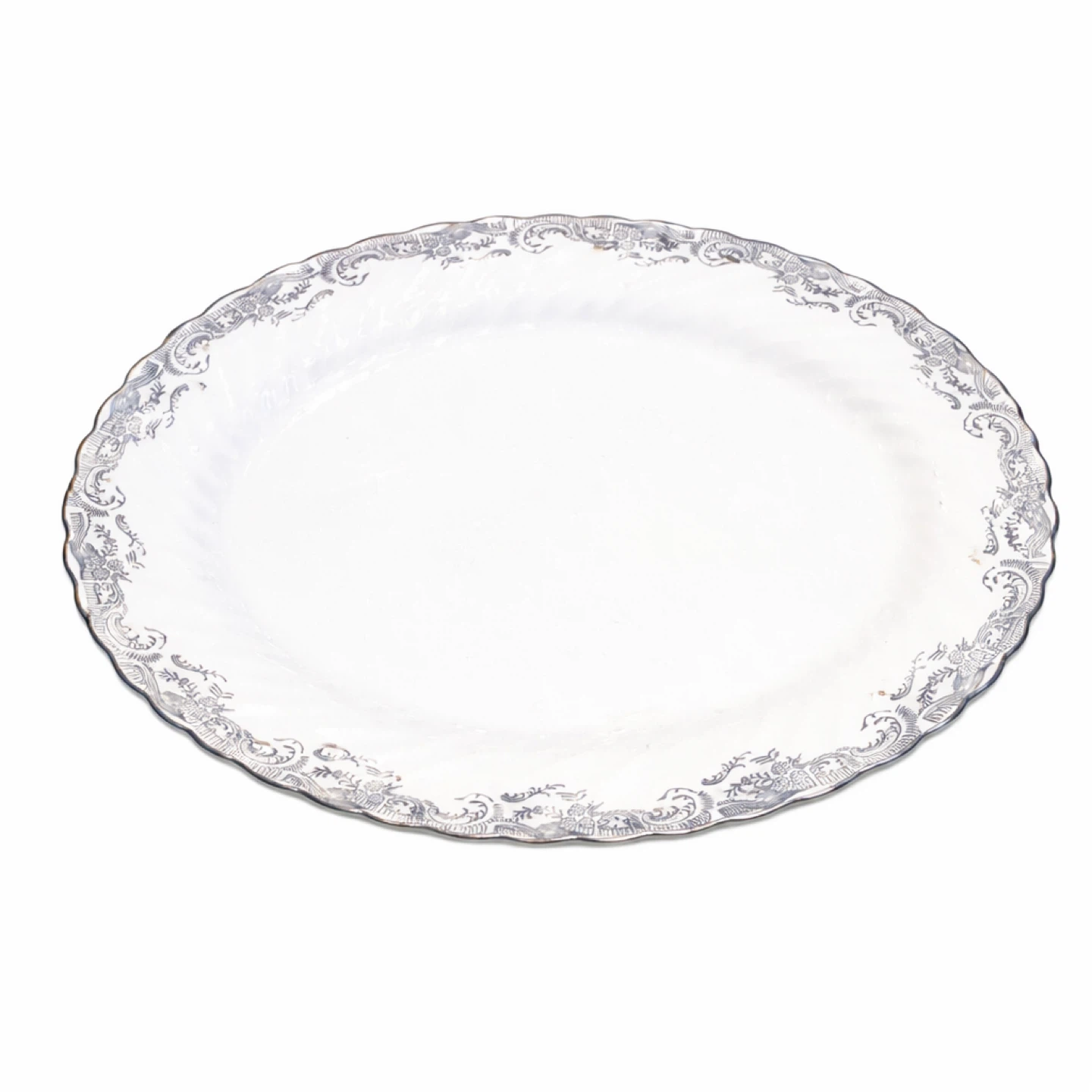 Johnson Bros Snowhite Regency Ironstone Platter 12” - photo 4