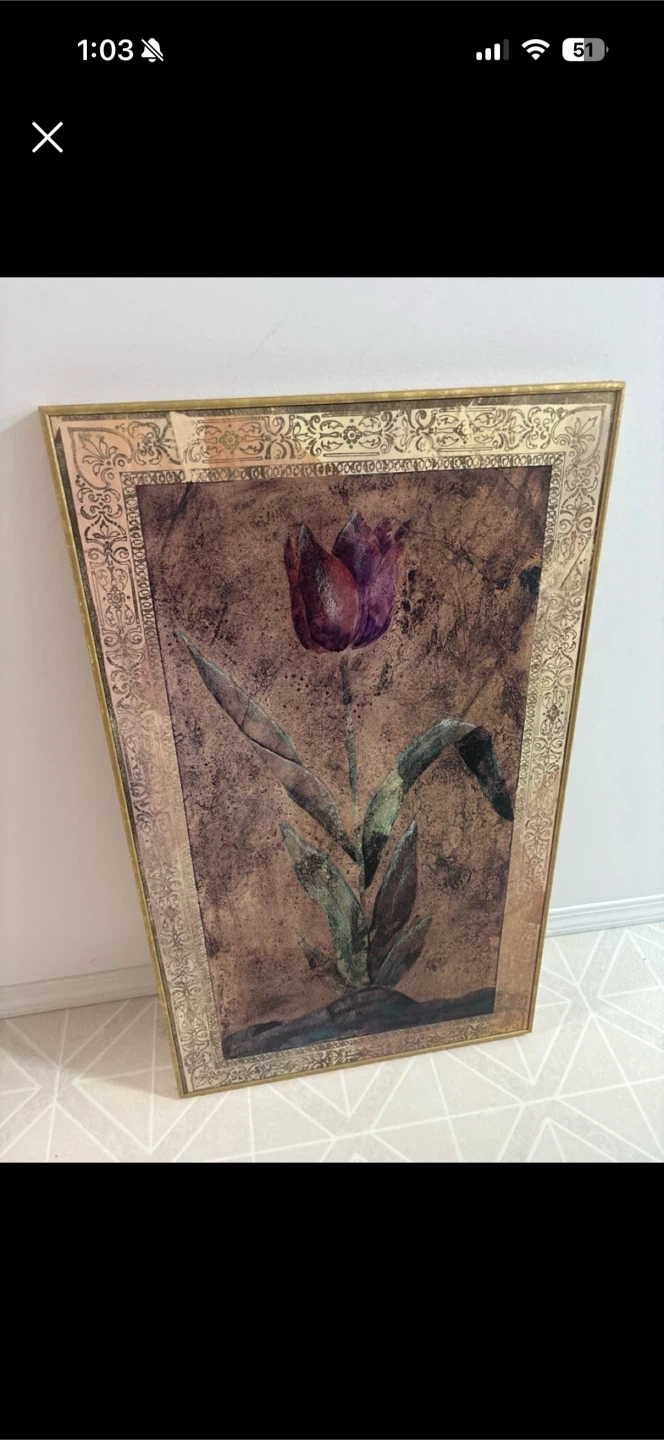Framed Tulip Print
