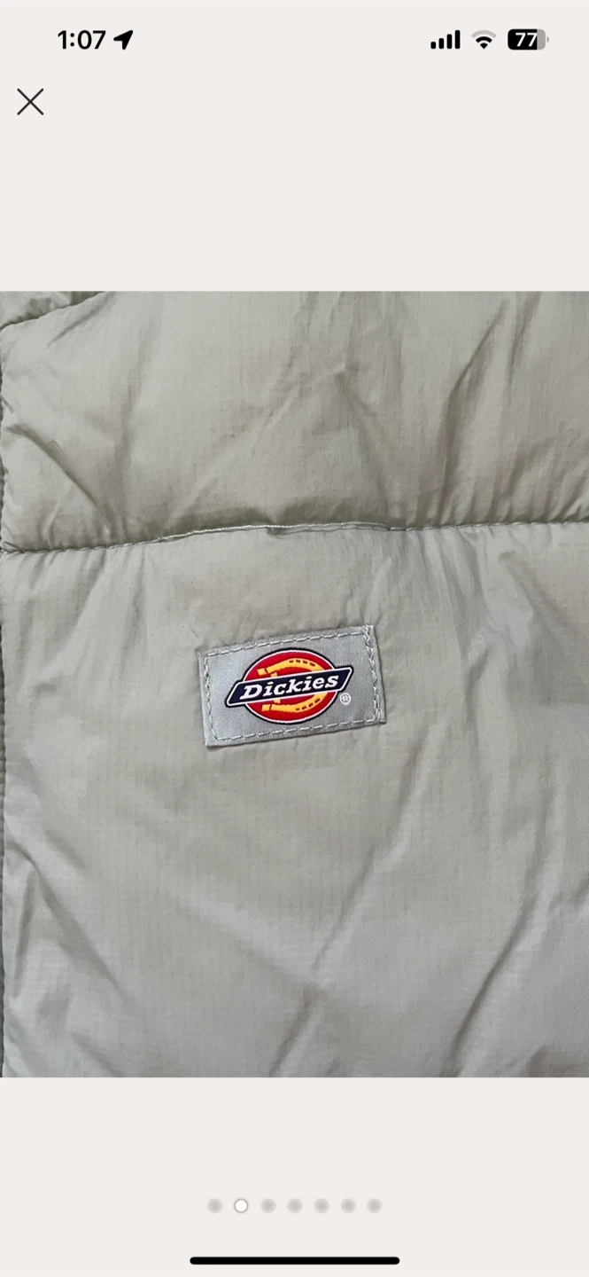 Dickies Puffer Jacket - Size Small - photo 2