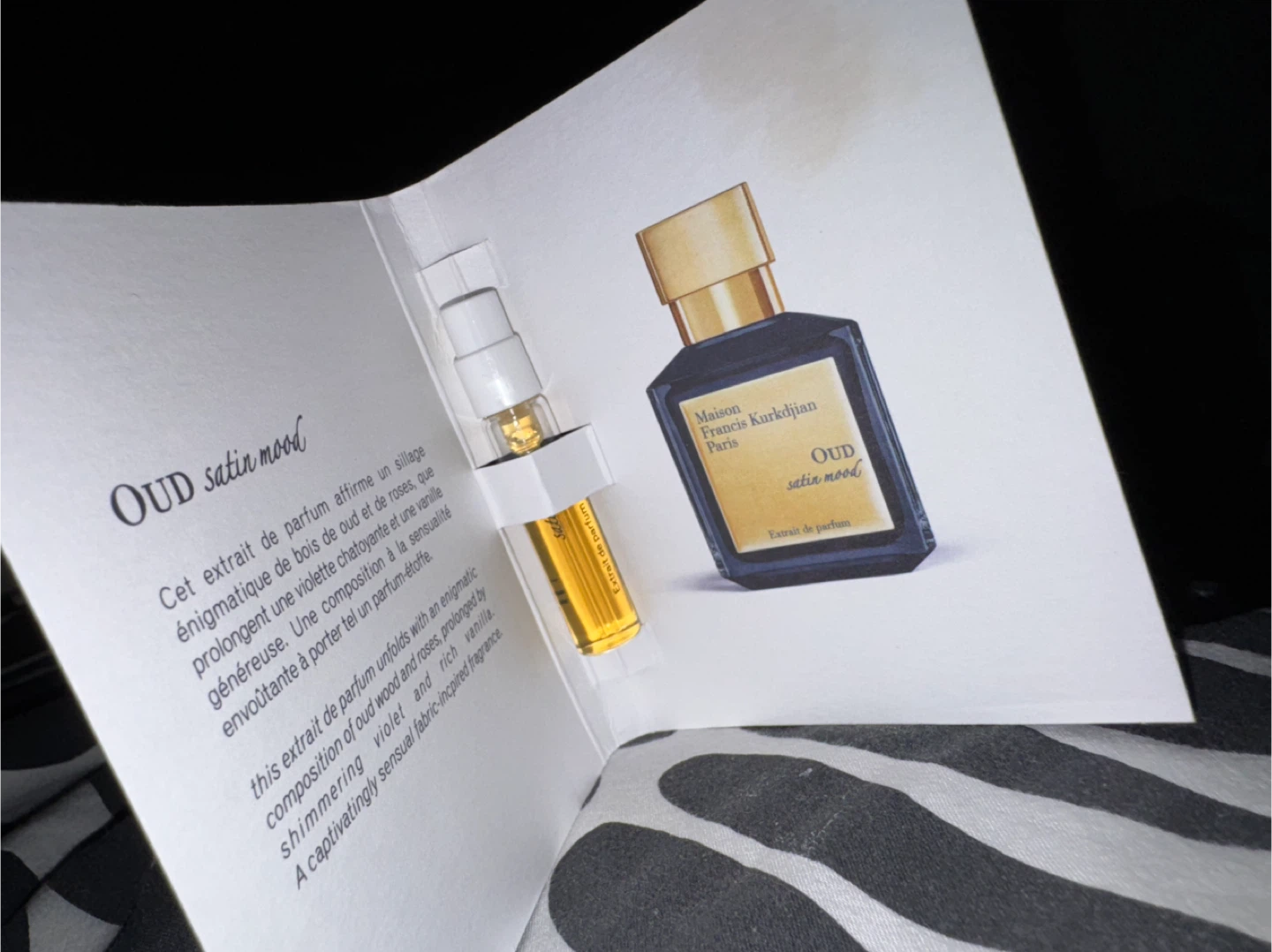 Maison Francis Kurkdjian OUD satin mood Extrait de Parfum