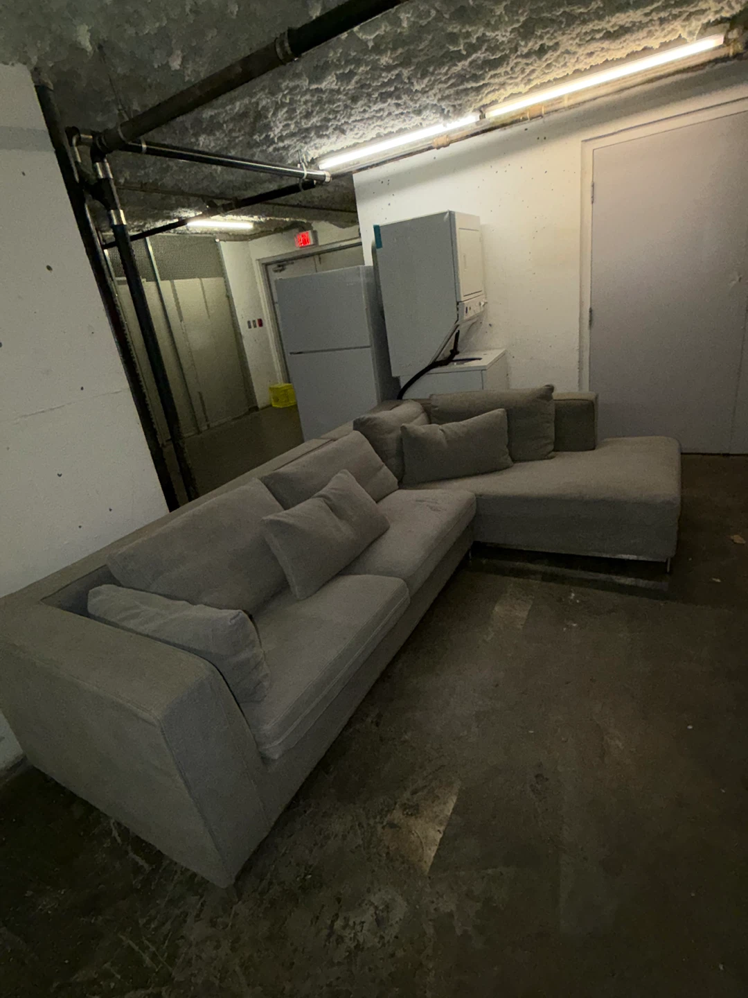 Grey Sectional Sofa - photo 2