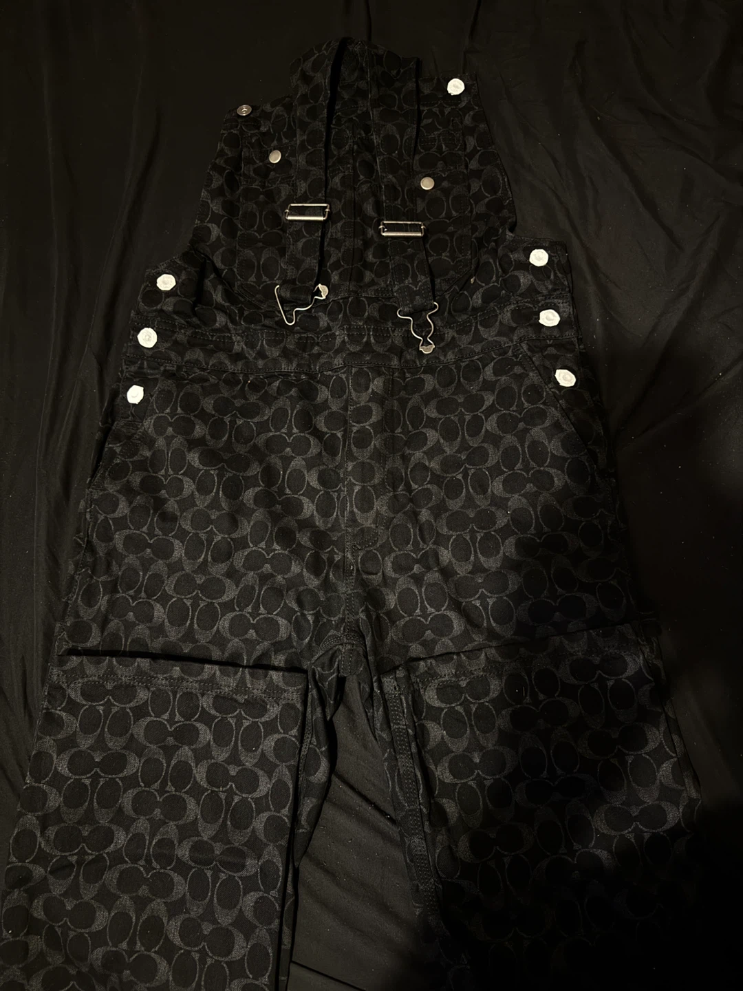 Coach Black Overalls