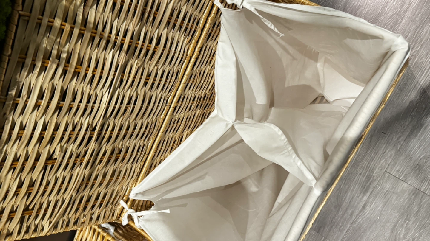 IKEA Wicker Laundry Hamper with Lid - photo 4