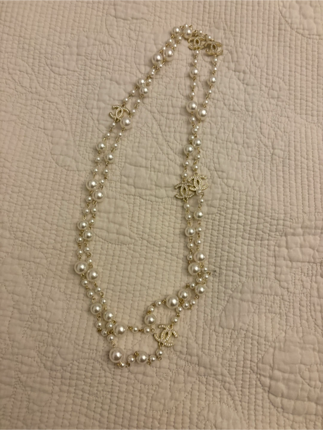 Chanel Wanna Be Faux Pearl Necklace CC necklace - photo 5