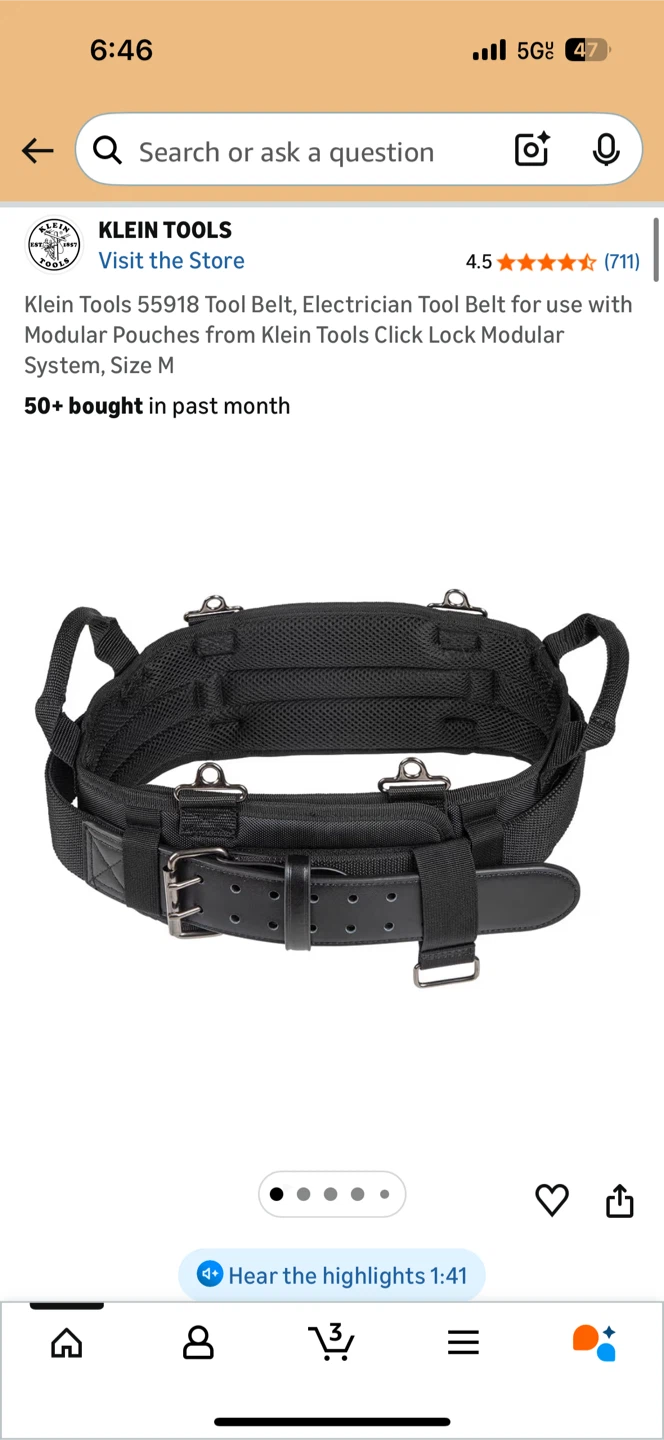 Klein Tools Adjustable Suspenders & Tool Belt - photo 5