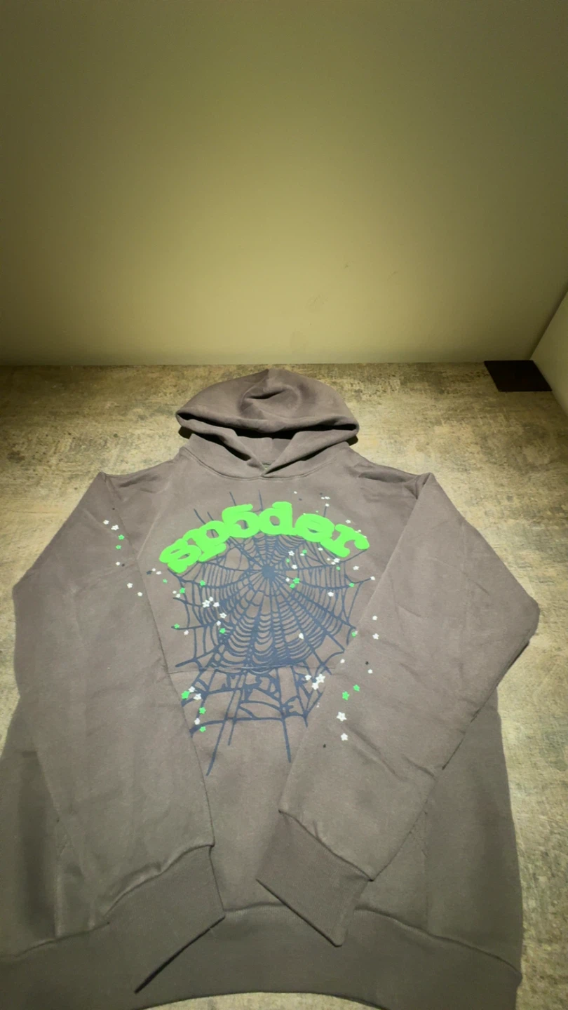 Sp5der Hoodie Brown Size M - photo 4
