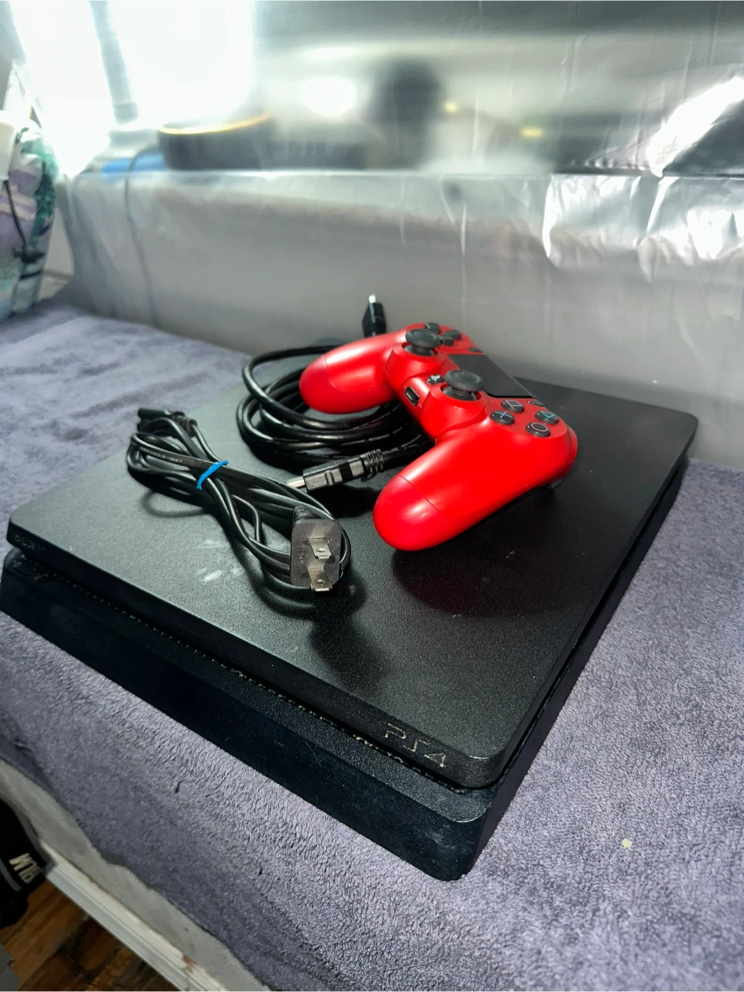 Sony PlayStation 4 with Red Controller - photo 2