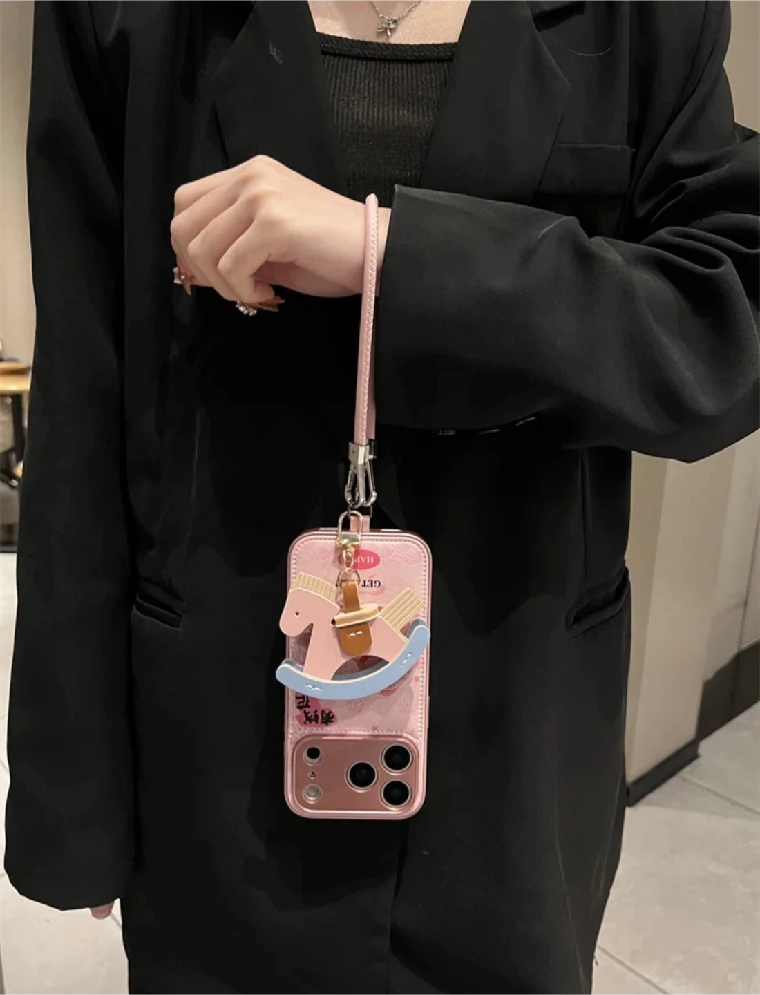 Pink Horse iPhone Case with Charm - photo 5