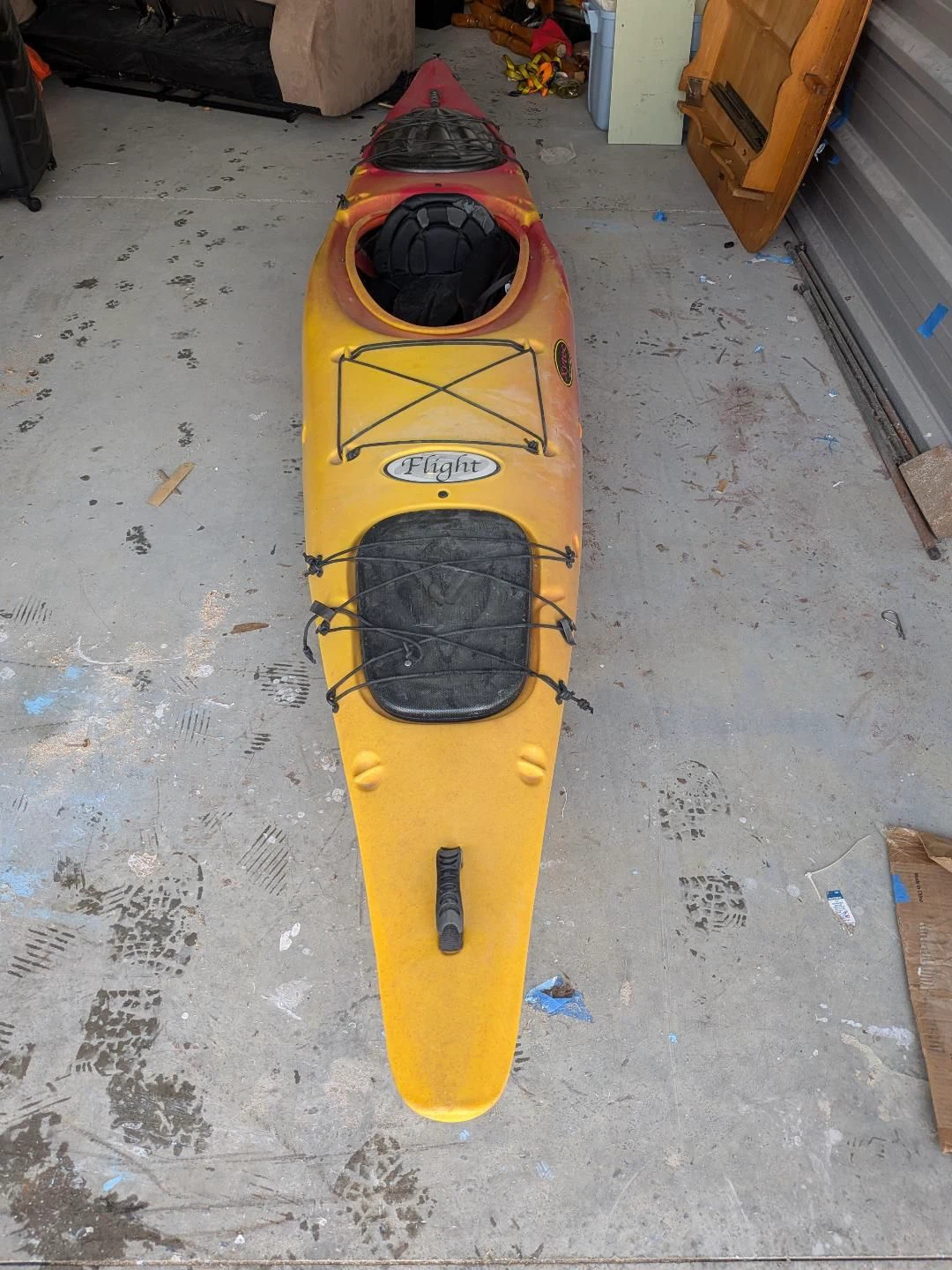 Flight Kayak - Red and Yellow