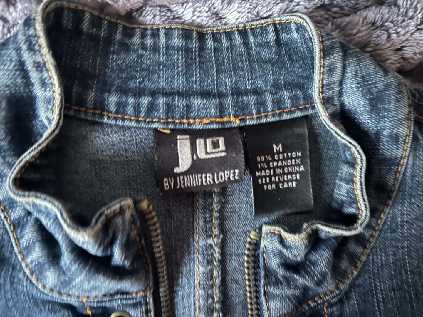JLO by Jennifer Lopez Denim Jumpsuit - photo 2