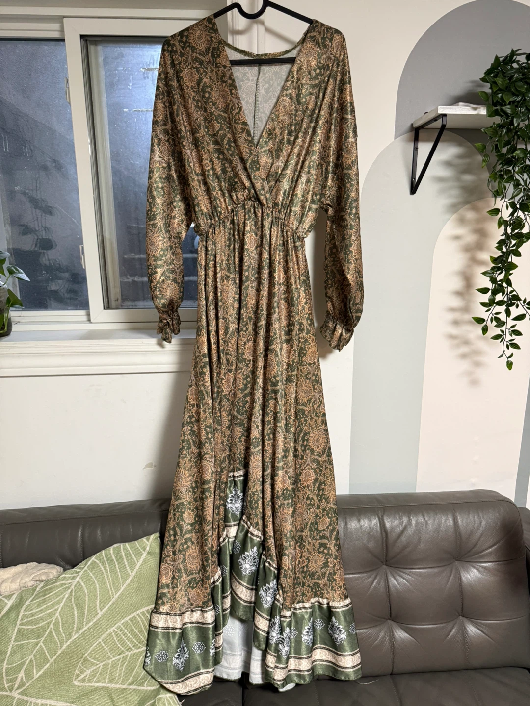 Boho Maxi Dress - Floral Print
