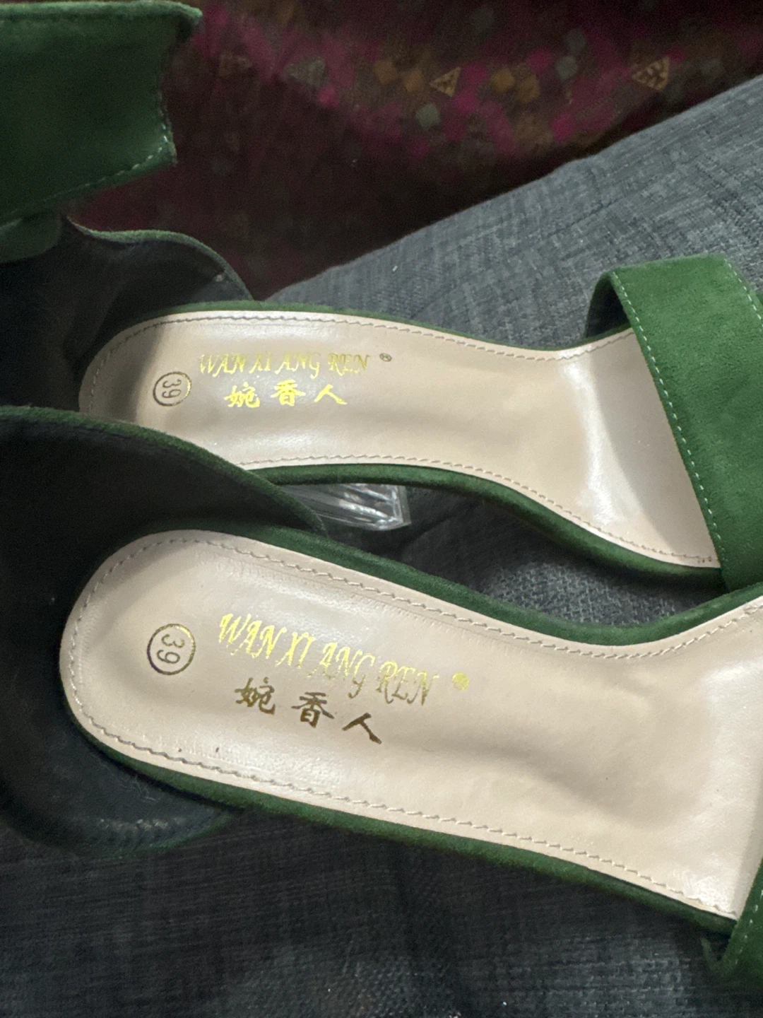 Green Heels Size 39 - photo 2