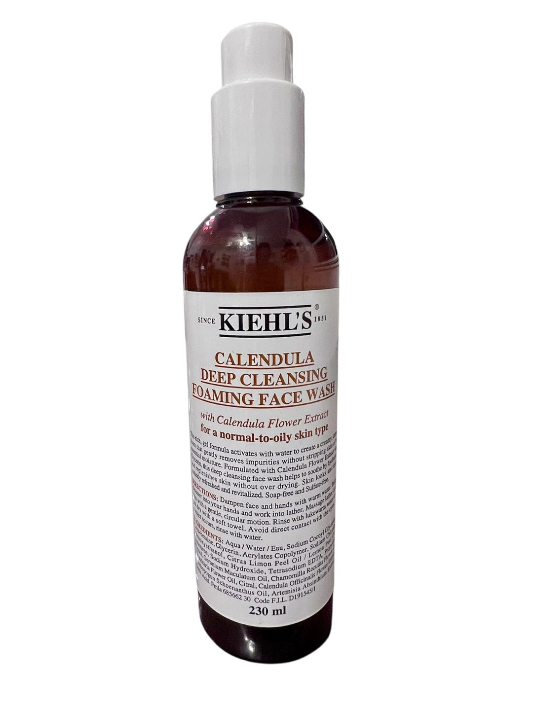 Kiehl’s Calendula Deep Cleansing Foaming Face Wash – 230 ml