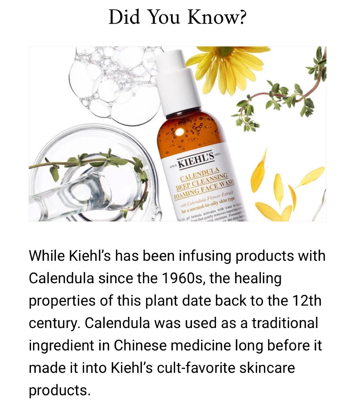 Kiehl’s Calendula Deep Cleansing Foaming Face Wash – 230 ml - photo 4