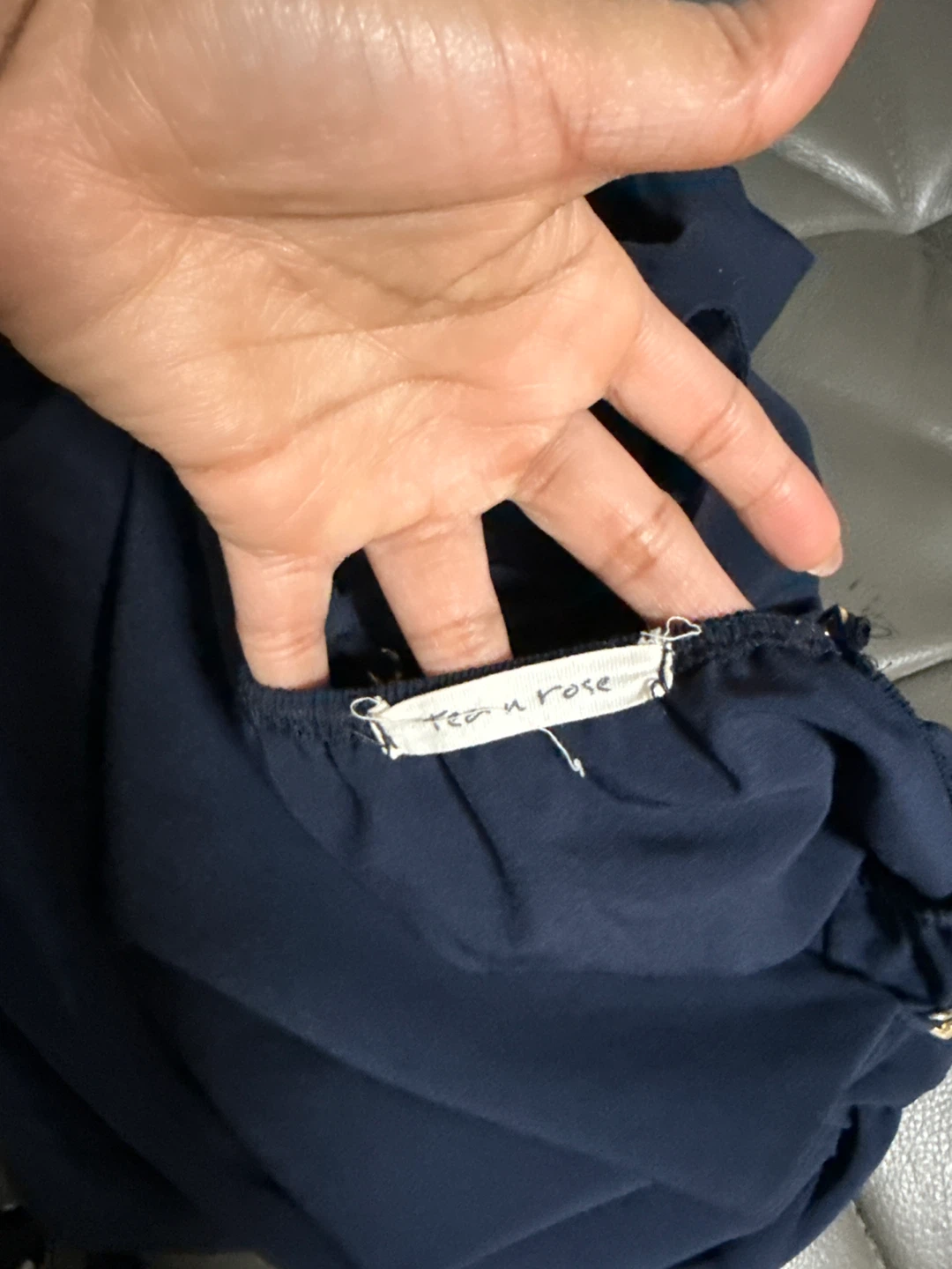 Tea n Rose Navy Blue Maxi Dress - photo 3
