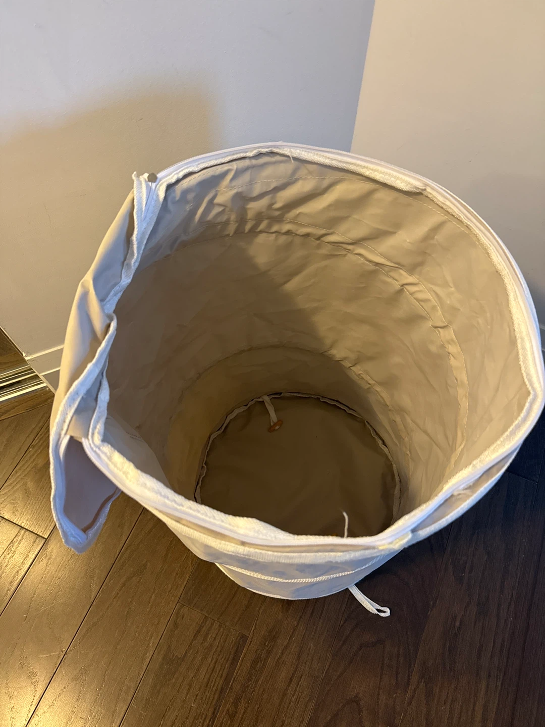 Collapsible Laundry Hamper - Beige - photo 2