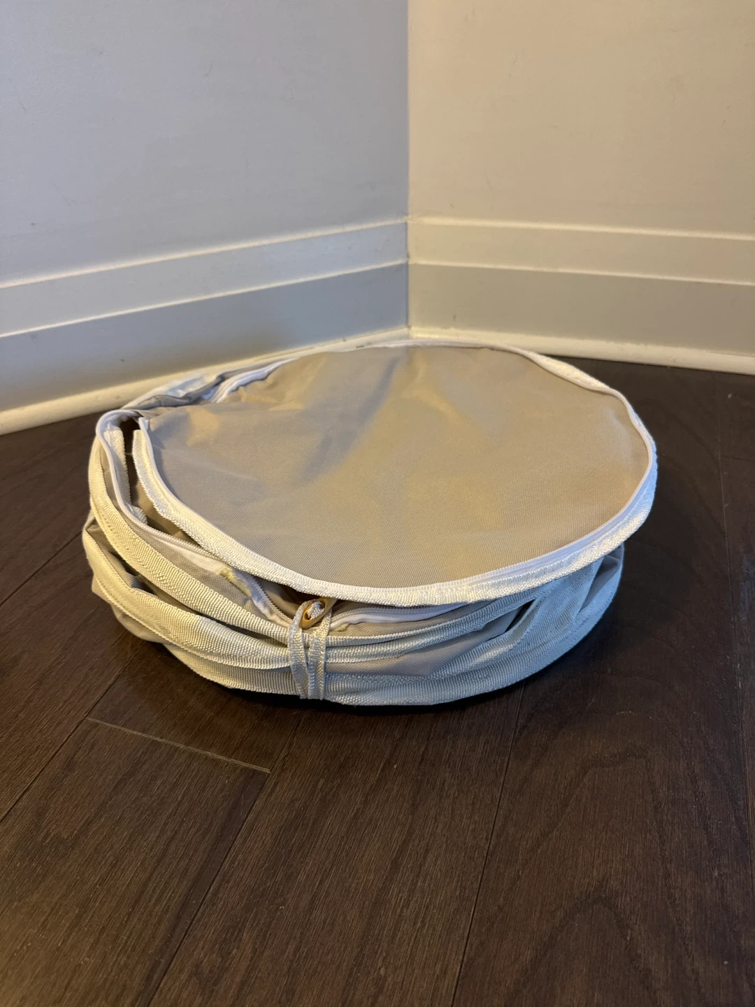 Collapsible Laundry Hamper - Beige - photo 3