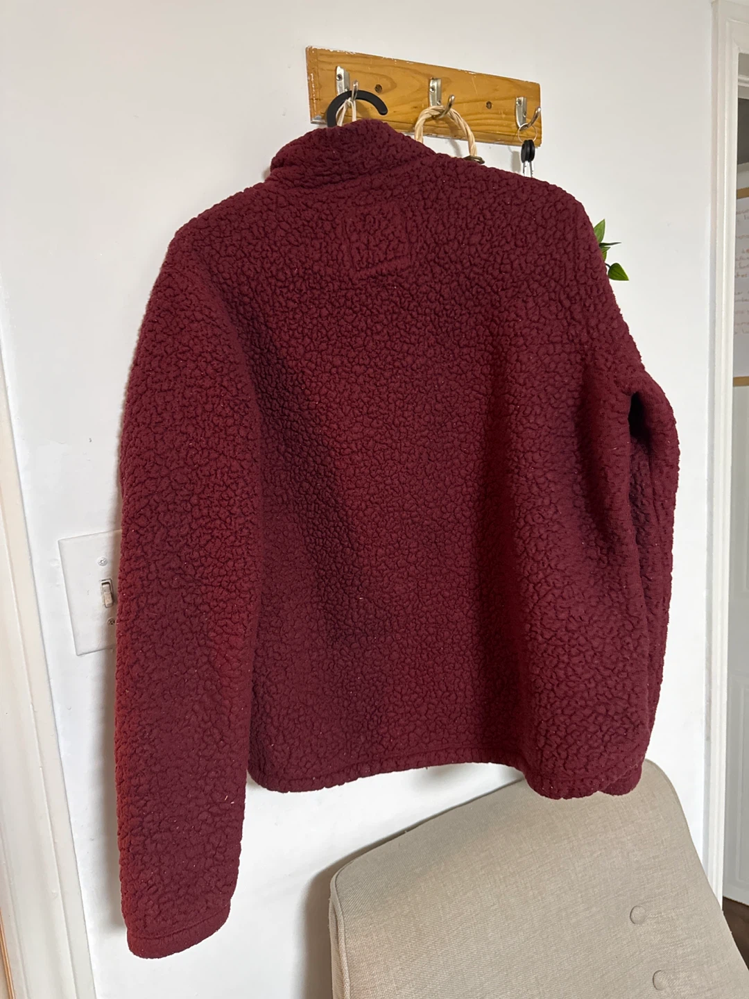Hollister Sherpa Pullover - Size S - photo 2