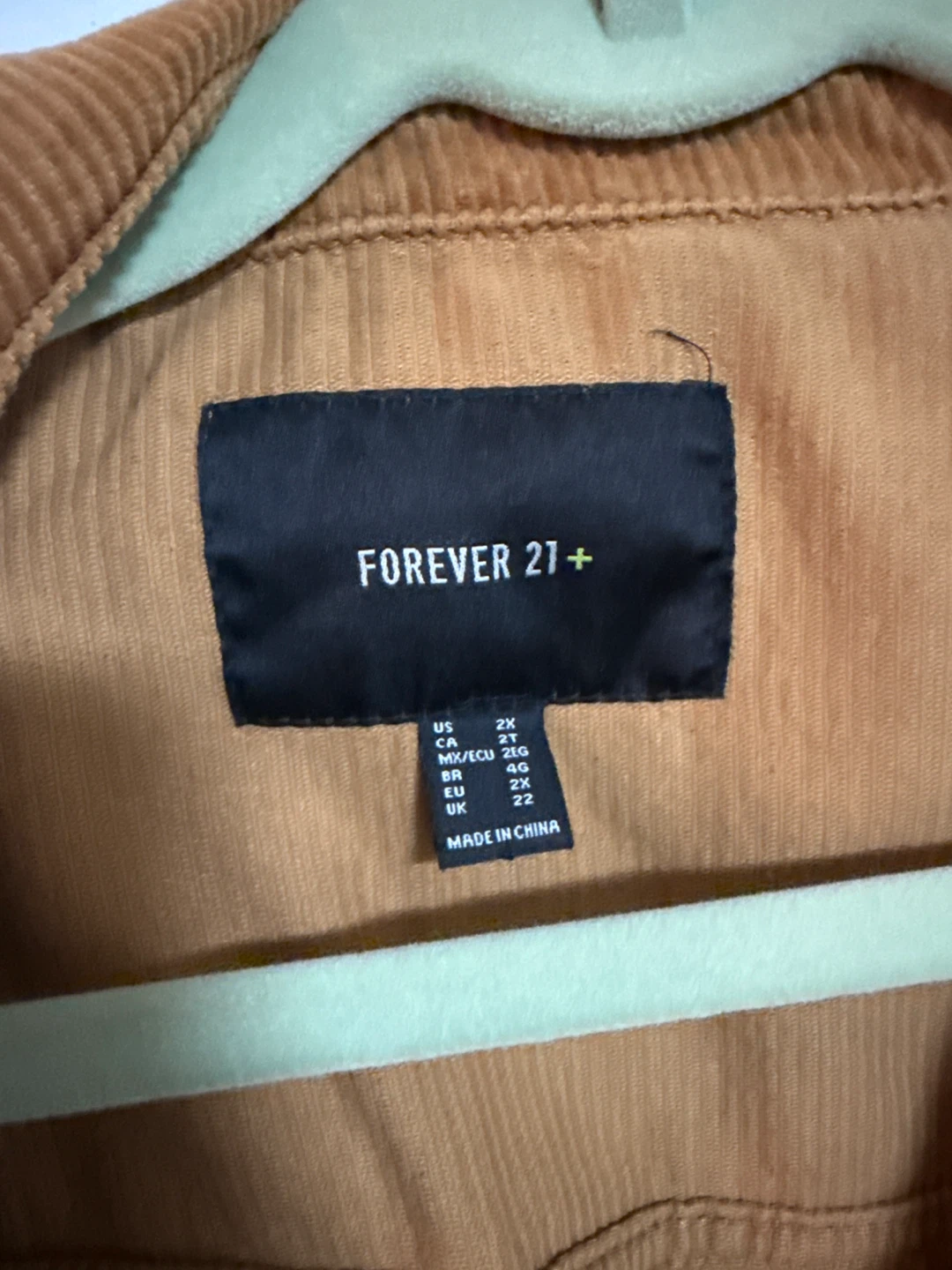 Forever 21+ Corduroy Jacket - 2X - photo 3