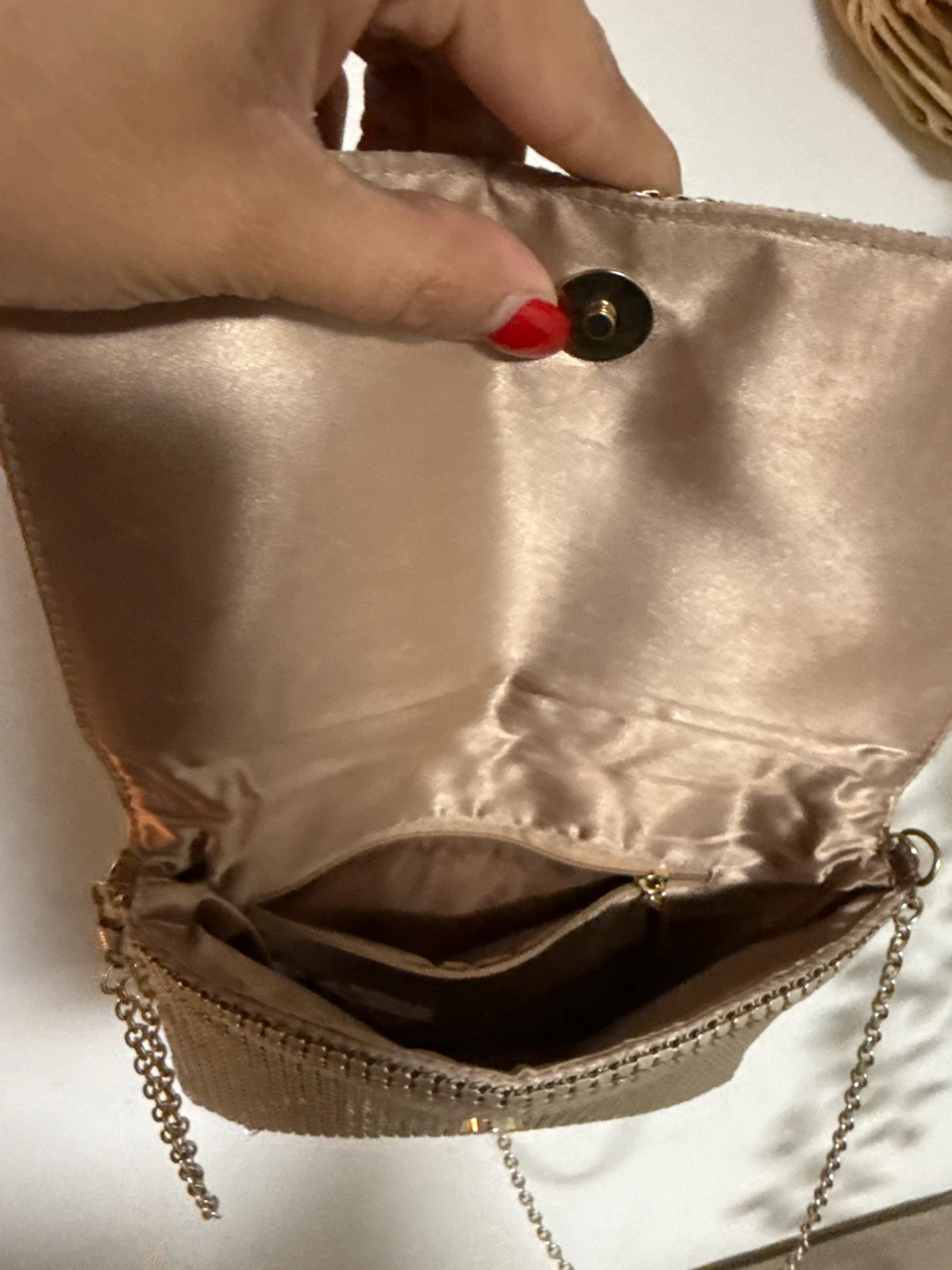 Vintage Silver Mesh Evening Bag - photo 2